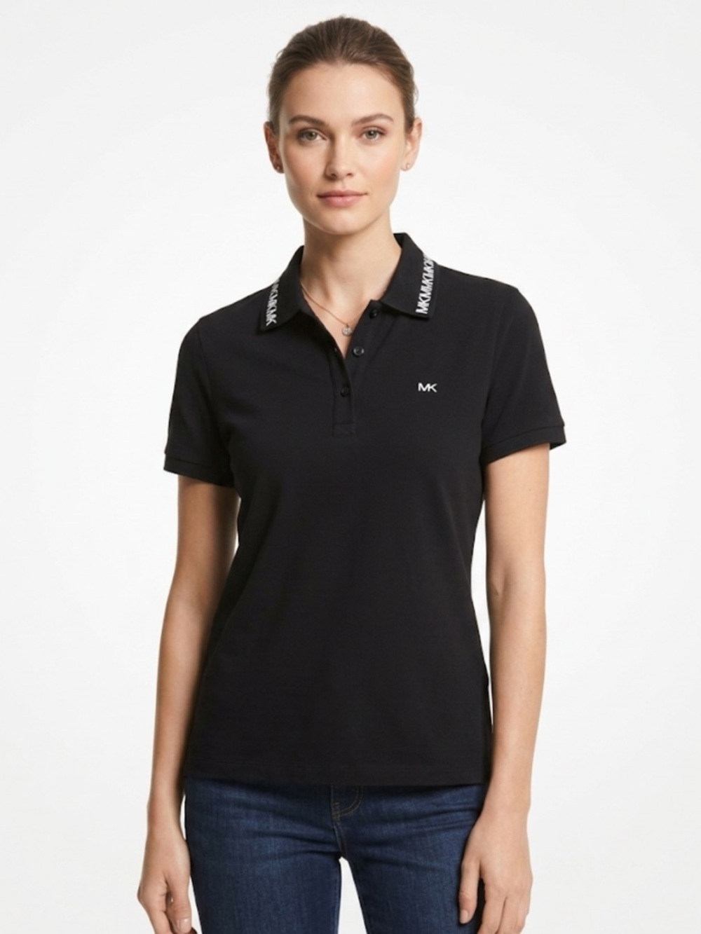 Michael Kors Black Logo Polo Shirt – Size XL | Preppy Streetwear |